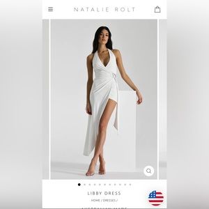 Bridal Natalie Rolt Libby Dress Size 2 White